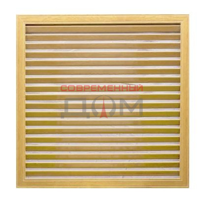 Решетка радиаторная ПВХ дуб (0,6 х 0,6 м)